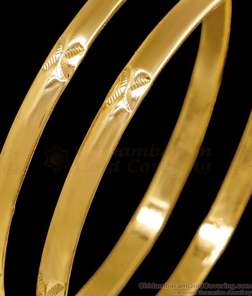 BR2679-2.8 Set Of 2 Plain Daily Use Impon 5 Metal Bangle Design Shop Online BR2679-2.8 Set Of 2 Plain Daily Use Impon 5 Metal Bangle Design Shop Online