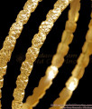 BR2680-2.6 Set Of 2 Flower Design Impon Panchaloha Bangle Design Online