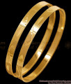 BR2682-2.10 Size Set Of 2 Plain Impon Gold Plated Bangle Machine Cut Design Online BR2682-2.10 Size Set Of 2 Plain Impon Gold Plated Bangle Machine Cut Design Online