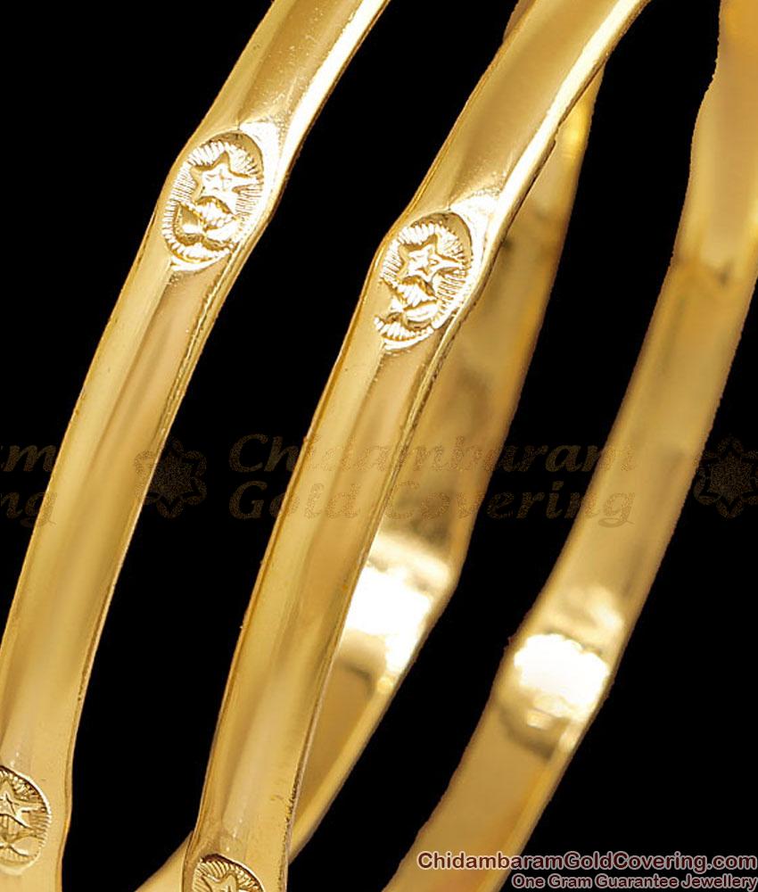 BR2687-2.6 Size Plain Five Metal Simple Bangle Design Impon Jewelry BR2687-2.6 Size Plain Five Metal Simple Bangle Design Impon Jewelry