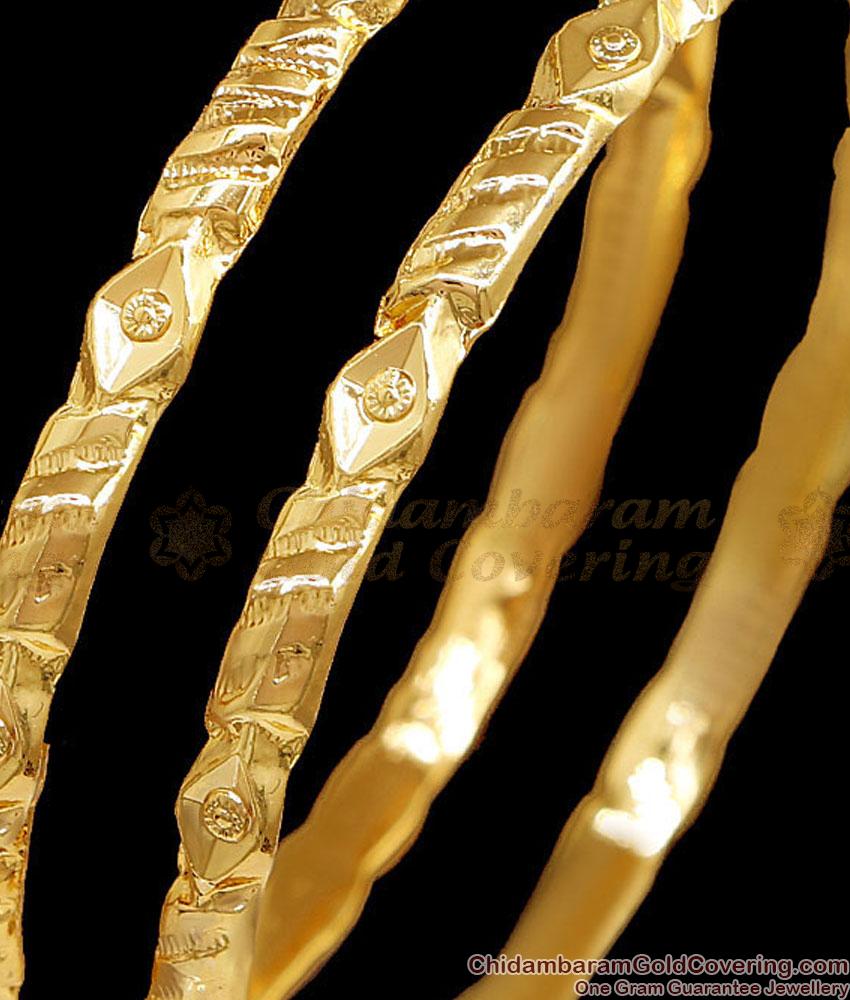 BR2690-2.4 Size New Arrival Impon Panchaloha Bangle Gold Design Online BR2690-2.4 Size New Arrival Impon Panchaloha Bangle Gold Design Online