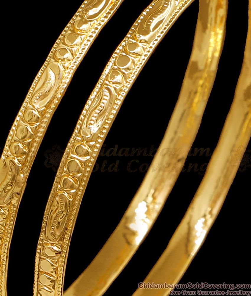 BR2692-2.4 Plain Impon Panchaloha Bangle Design Daily Wear Imitation Jewellery BR2692-2.4 Plain Impon Panchaloha Bangle Design Daily Wear Imitation Jewellery