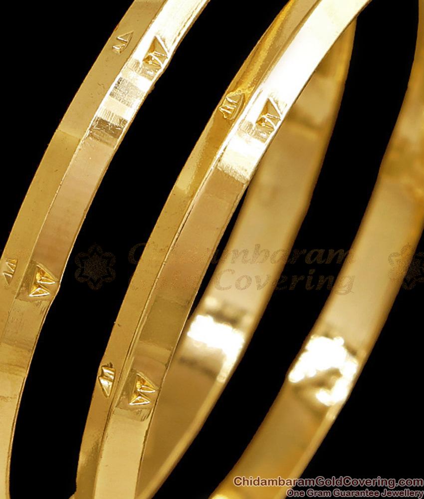BR2693-2.8 Size Original Impon Kada Bangle Design 5 Metal Jewelry