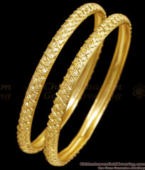 BR2709-2.8 Buy Two Gram Gold Plain Bangle Design For Wedding Online BR2709-2.8 Buy Two Gram Gold Plain Bangle Design For Wedding Online