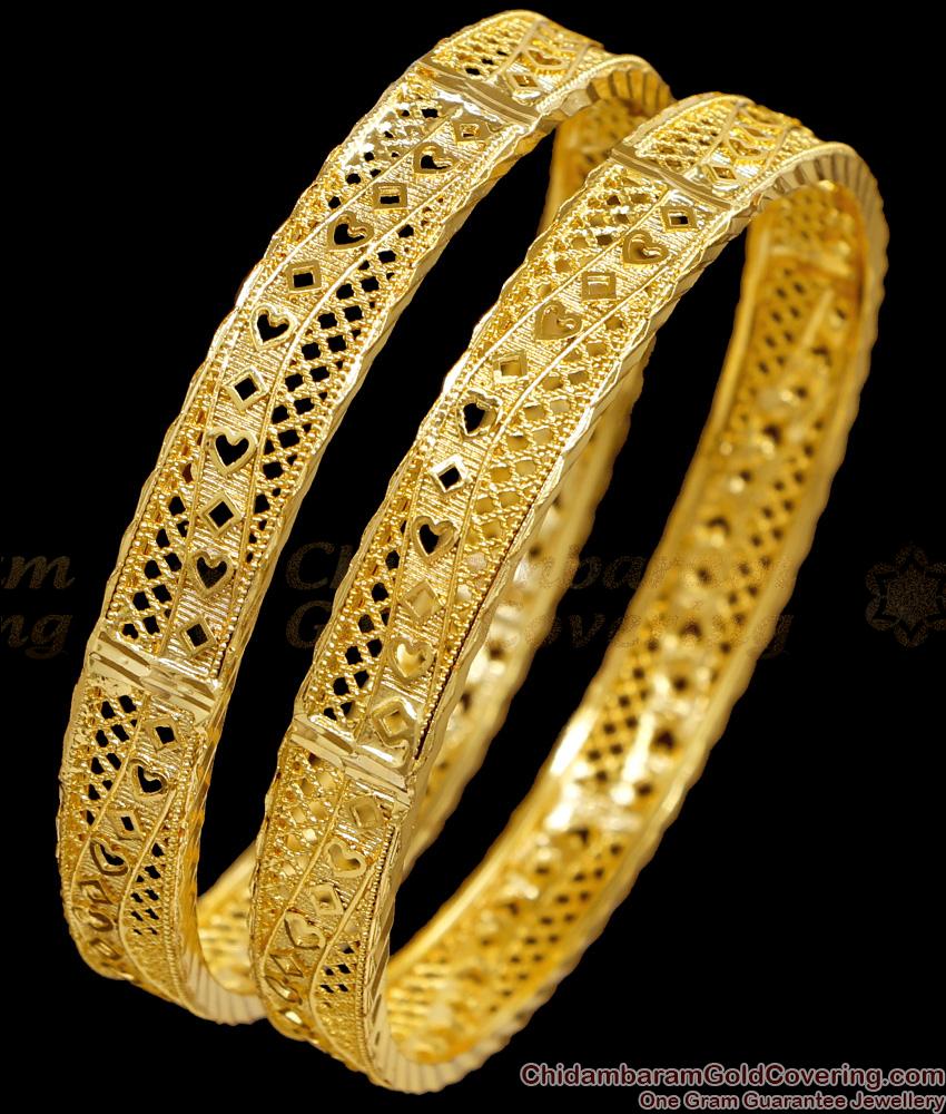 BR2712-2.6 Size Latest Gold Plated Bangle Regular Wear Design Online
