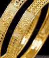 BR2713-2.10 Size Beautiful Peacock Design One Gram Gold Bangle At Affordable Price