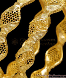 BR2714-2.8 Size Set Of Two High Quality Plain Gold Plated Bangle Design Online BR2714-2.8 Size Set Of Two High Quality Plain Gold Plated Bangle Design Online