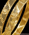 BR2727-2.6 Size Beautiful Flower Design Micro Gold Polish Bangle For Wedding