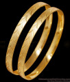 BR2731-2.4 Size One Gram Gold Plain Bangle Matt Finish Design For Daily Use BR2731-2.4 Size One Gram Gold Plain Bangle Matt Finish Design For Daily Use