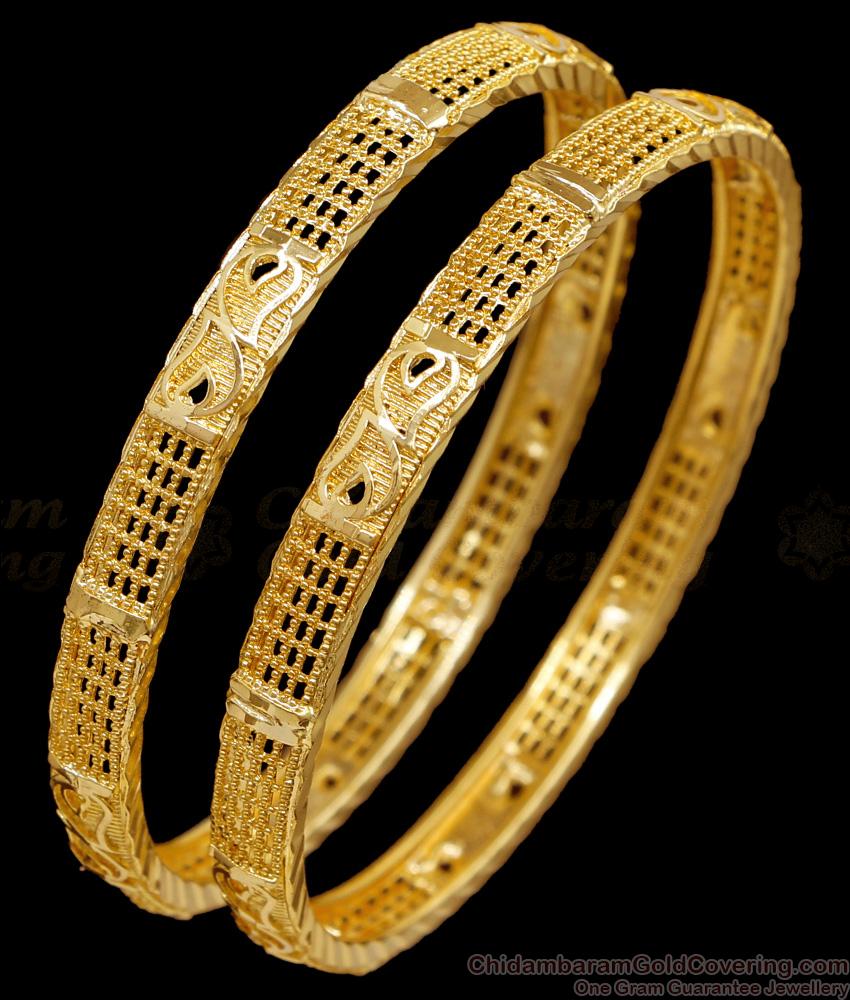 BR2738-2.8 Size Beautiful Mango Design Gold Plated Bangle For Women Wedding BR2738-2.8 Size Beautiful Mango Design Gold Plated Bangle For Women Wedding