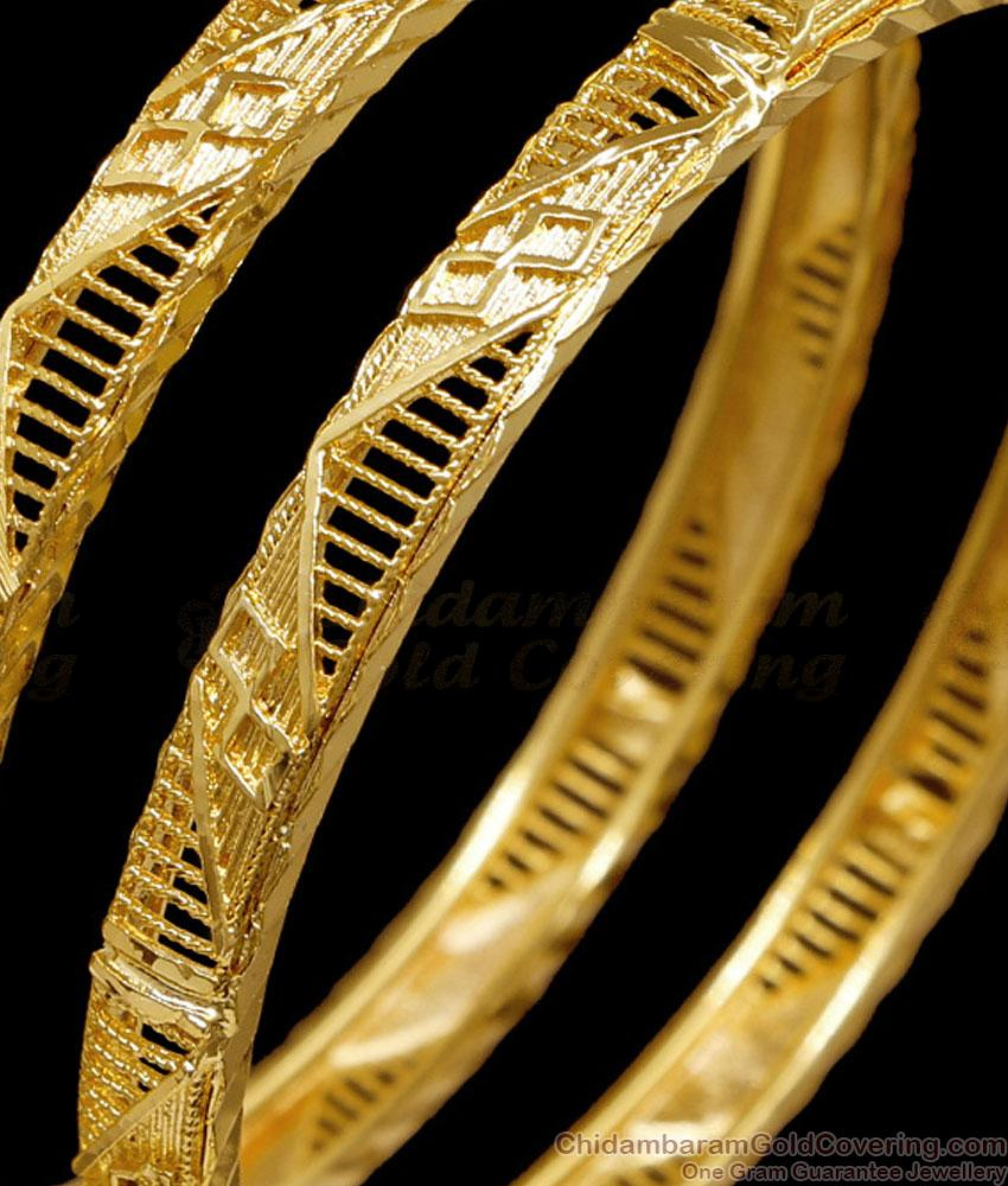 BR2740-2.10 Size Set Of Two Regular Use Gold Imitation Bangle At ...