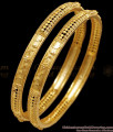 BR2742-2.6 Buy Real Gold Design Plain Bangle For Women Wedding Online