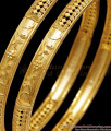 BR2742-2.6 Buy Real Gold Design Plain Bangle For Women Wedding Online