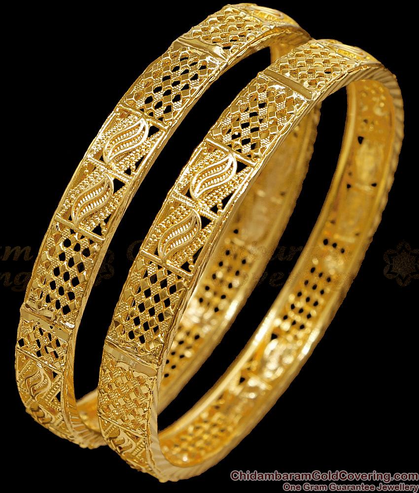BR2744-2.8 Size Set Of Two Micro Gold Plated Plain Bangle For Regular Use BR2744-2.8 Size Set Of Two Micro Gold Plated Plain Bangle For Regular Use