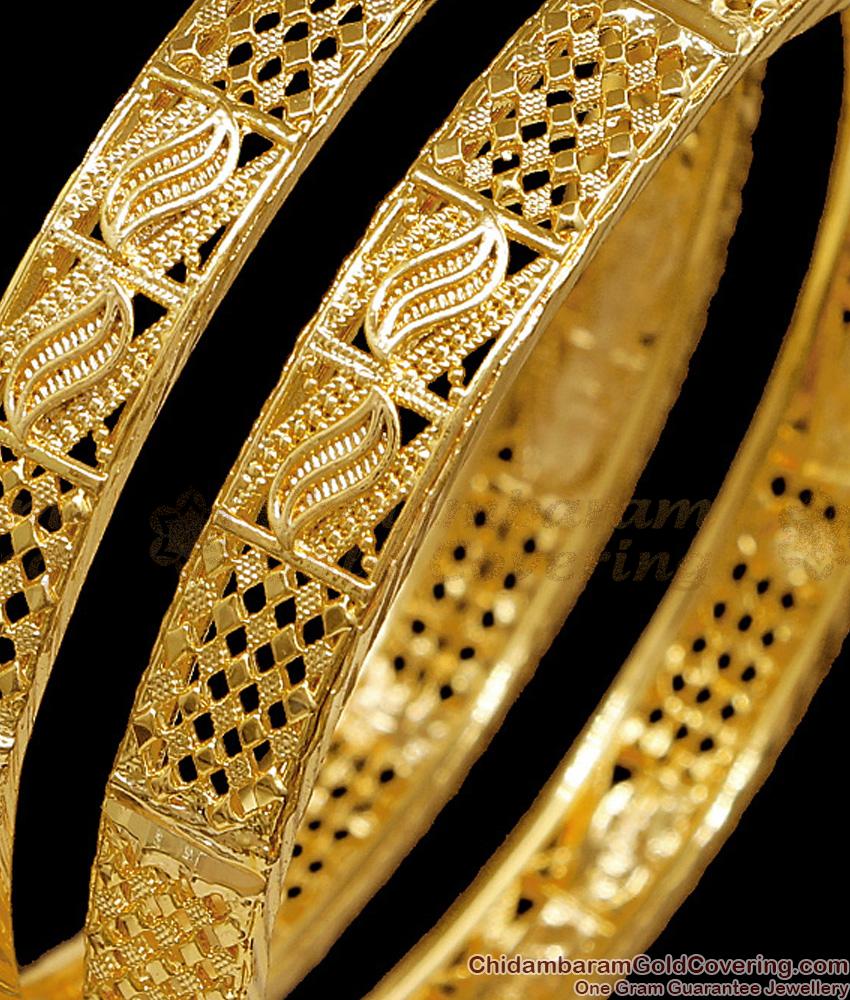 BR2744-2.8 Size Set Of Two Micro Gold Plated Plain Bangle For Regular Use BR2744-2.8 Size Set Of Two Micro Gold Plated Plain Bangle For Regular Use
