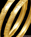 BR2747-2.4 Size Set Of Two Plain Forming Gold Light Weight Bangle Collections Online