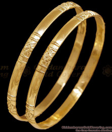 BR2756-2.4 Size Buy Premium Quality Five Metal Impon Bangle With Gold Finish Online 