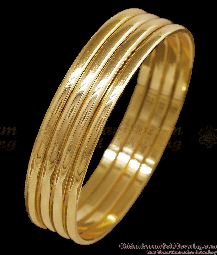 BR2760-2.6 Size Original Impon Plain 4 Set Bangle Design For Daily Use BR2760-2.6 Size Original Impon Plain 4 Set Bangle Design For Daily Use