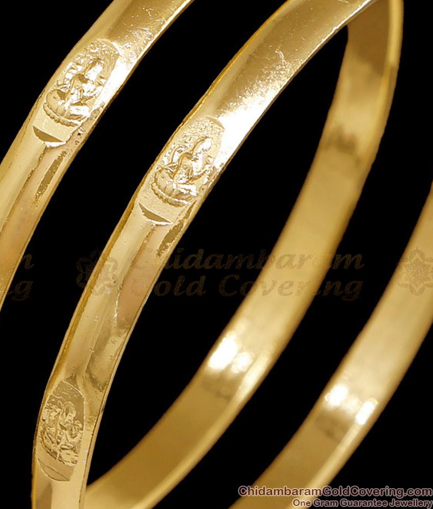 BR2771-2.6 Size Real Gold Design Impon Bangle Lakshmi Design For Women BR2771-2.6 Size Real Gold Design Impon Bangle Lakshmi Design For Women