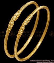 BR2777-2.4 Size Traditional Elepahant Head Gold Plated Bangle Shop Online BR2777-2.4 Size Traditional Elepahant Head Gold Plated Bangle Shop Online