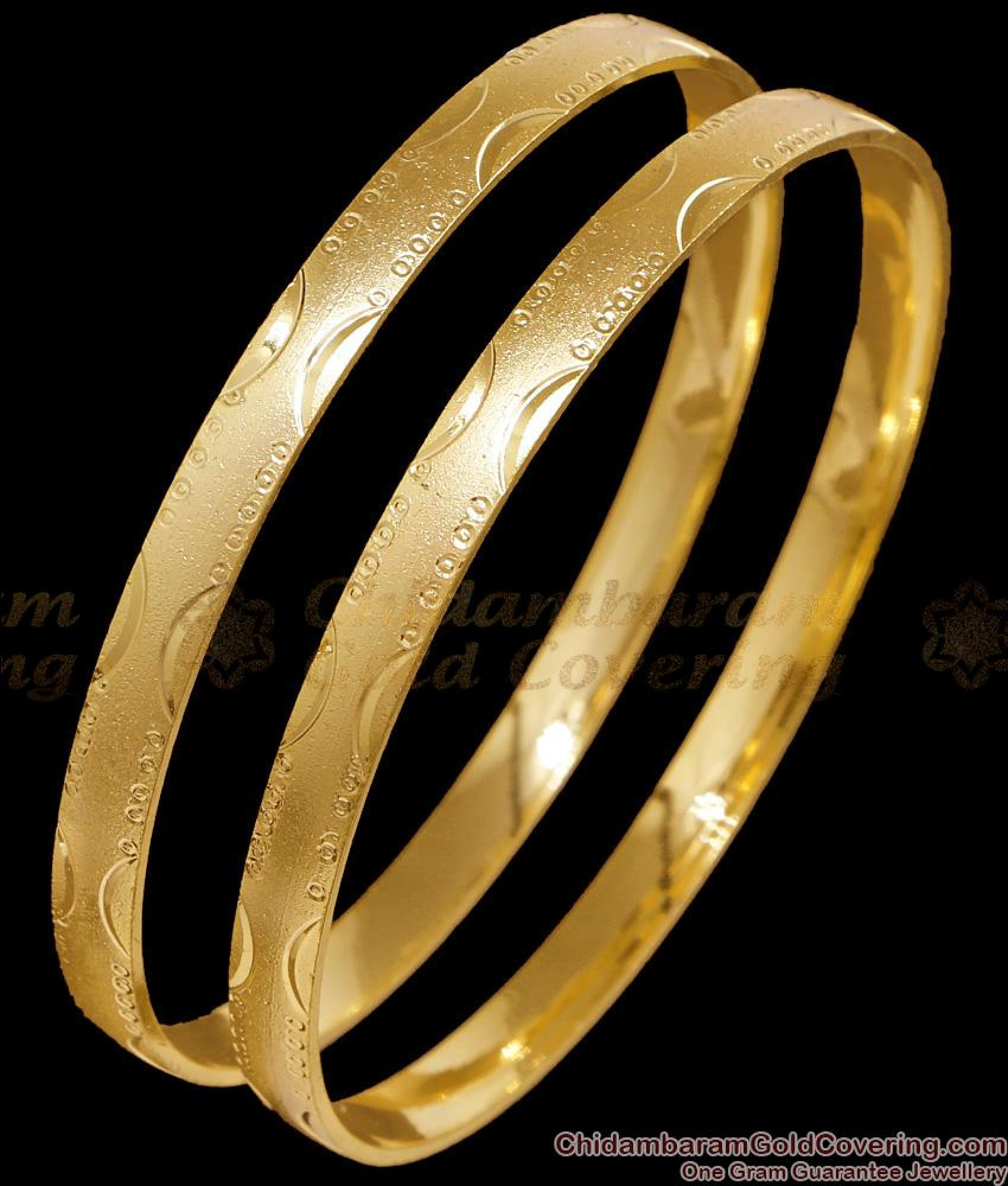 Machine Bangles BR2781-2.4 Size High Quality Gold Imitation Machine Cut Bangle Design ...