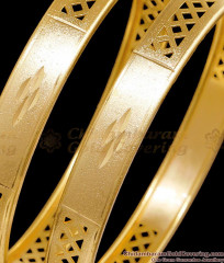 BR2783-2.10 Size Light Weight Gold Plated Bangle Bridal Wear Collections