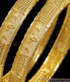 BR2784-2.4 Size Broad Traditional Textured Gold Imitation Bangle Bridal Wear BR2784-2.4 Size Broad Traditional Textured Gold Imitation Bangle Bridal Wear