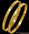 BR2788-2.6 Size Simple Gold Design Light Weight Bangle Without Stones BR2788-2.6 Size Simple Gold Design Light Weight Bangle Without Stones