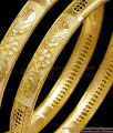 BR2794-2.10 Size High Quality Micro Gold Polish Bangle Floral Design Without Stone BR2794-2.10 Size High Quality Micro Gold Polish Bangle Floral Design Without Stone