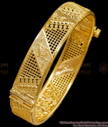BR2810-2.4 Size New Arrival Screw Type Gold Kada Bangle Wedding Jewelry