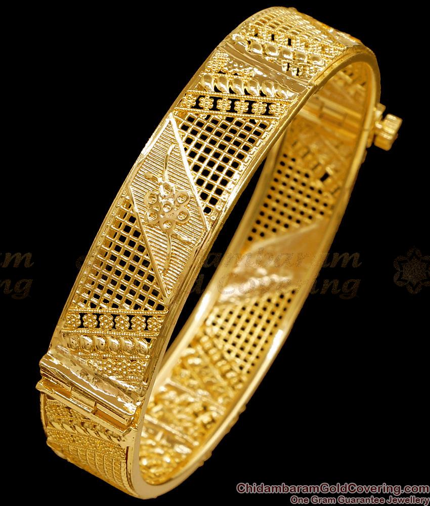 BR2810-2.2 Size New Arrival Screw Type Gold Kada Bangle Wedding Jewelry
