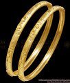 BR2811-2.4 Size Elegant Forming Plain Bangle 2 Gram Gold Bangle Bridal Wear
