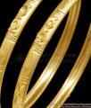 BR2811-2.4 Size Elegant Forming Plain Bangle 2 Gram Gold Bangle Bridal Wear