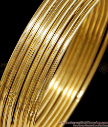 BR2835-2.6 Set Of 8 Daily Wear Gold Imitation Thin Bangle Design For Women Fashion