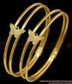 BR2839-2.10 Size Stylish Butterfly Design Gold Imitation Bangle Shop Online BR2839-2.10 Size Stylish Butterfly Design Gold Imitation Bangle Shop Online