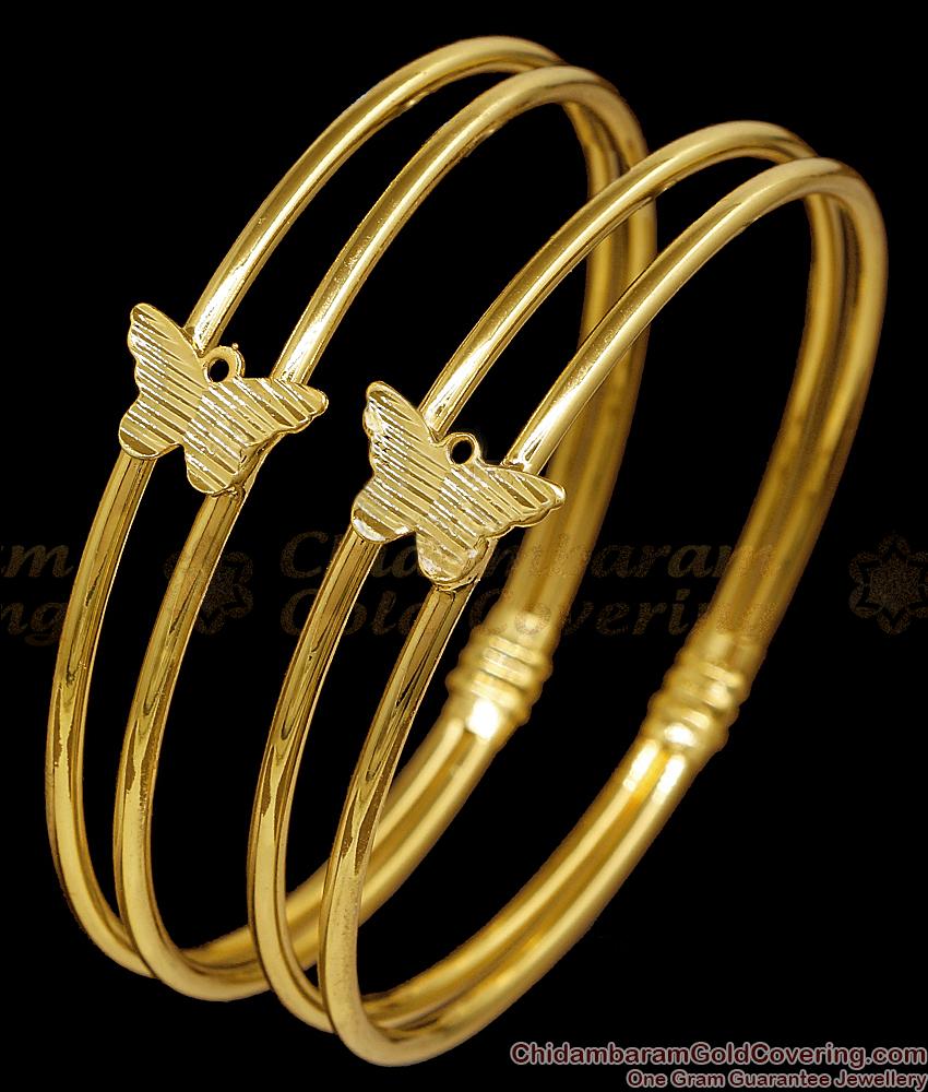 BR2839-2.10 Size Stylish Butterfly Design Gold Imitation Bangle Shop Online BR2839-2.10 Size Stylish Butterfly Design Gold Imitation Bangle Shop Online