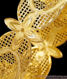 BR2849-2.6 Size Grand Two Gram Dubai Gold Kada Bangle For Wedding