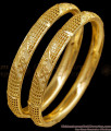 BR2854-2.4 Size New Arrival Plain Gold Plated Bangle Design For Wedding