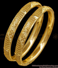 BR2854-2.8 Size New Arrival Plain Gold Plated Bangle Design For Wedding