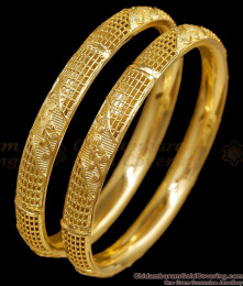 BR2854-2.10 Size New Arrival Plain Gold Plated Bangle Design For Wedding BR2854-2.10 Size New Arrival Plain Gold Plated Bangle Design For Wedding