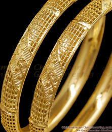 BR2854-2.10 Size New Arrival Plain Gold Plated Bangle Design For Wedding BR2854-2.10 Size New Arrival Plain Gold Plated Bangle Design For Wedding