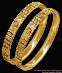 BR2861-2.8 Size High Quality Bridal Wear Micro Gold Plated Bangle Without Stone