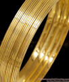 BR2873-2.8 Size Set Of Four Plain Gold Plated Bangle Daily Wear Collections BR2873-2.8 Size Set Of Four Plain Gold Plated Bangle Daily Wear Collections