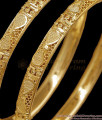 BR2876-2.8 Size Traditional Mango Design Gold Plated Bangle Without Stone BR2876-2.8 Size Traditional Mango Design Gold Plated Bangle Without Stone