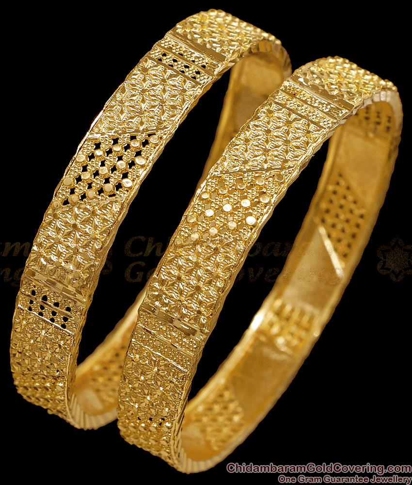 BR2877-2.4 Size Beautiful Broad Design Gold Imitation Bangle For Wedding BR2877-2.4 Size Beautiful Broad Design Gold Imitation Bangle For Wedding