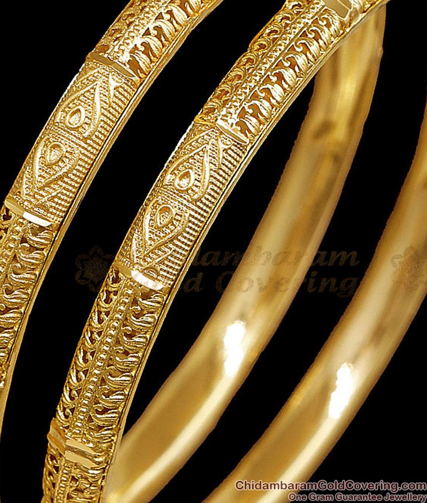 BR2880-2.4 Size New Model One Gram Gold Bangle Heart Design For Wedding BR2880-2.4 Size New Model One Gram Gold Bangle Heart Design For Wedding