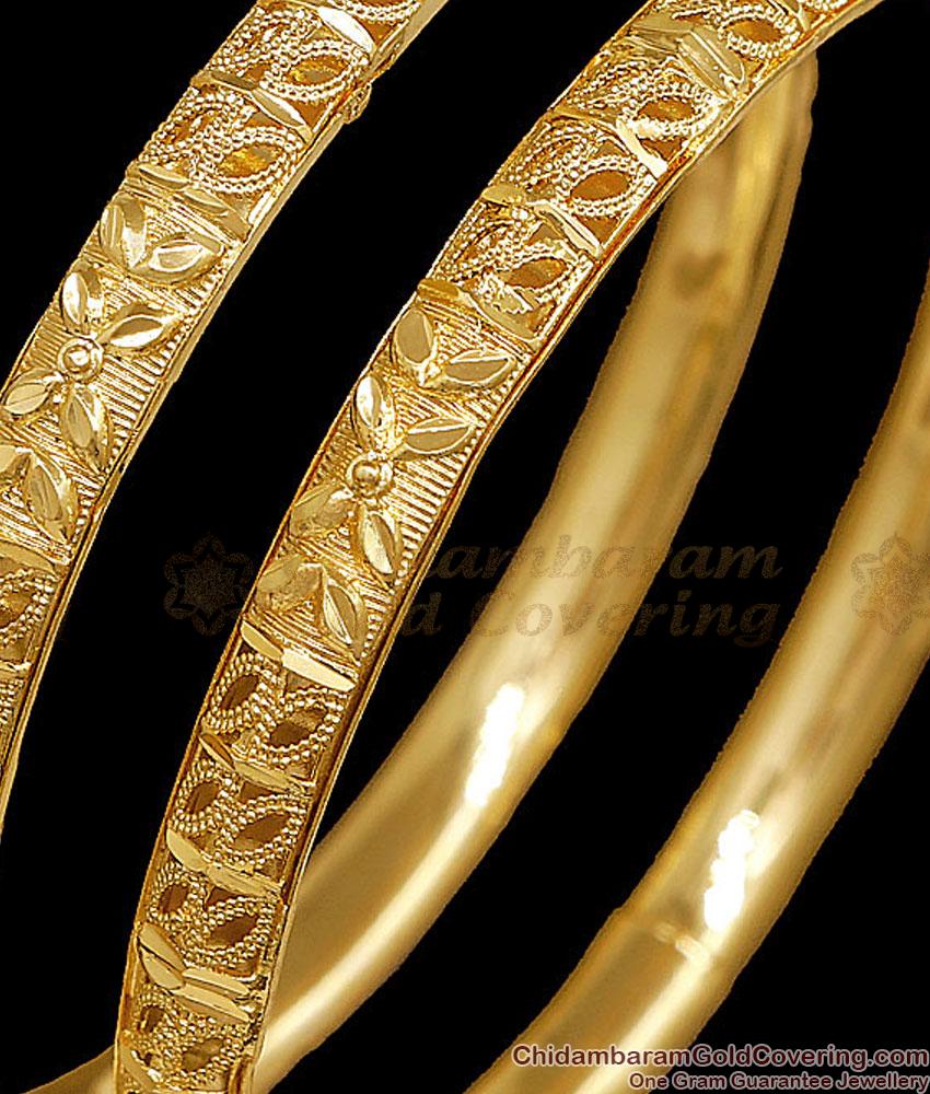BR2883-2.6 Size Latest Micro Gold Plated Bangle Bridal Collections BR2883-2.6 Size Latest Micro Gold Plated Bangle Bridal Collections