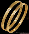 BR2892-2.6 Size South Indian Impon Flat Curve Textured Bangles Pair BR2892-2.6 Size South Indian Impon Flat Curve Textured Bangles Pair