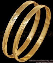 BR2893-2.8 Size Five Metal Panchaloha Mango Motif Daily Wear Bangles BR2893-2.8 Size Five Metal Panchaloha Mango Motif Daily Wear Bangles