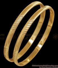 BR2895-2.8 Size Ethnic Impon Panchaloha Engraved Bangle Set For Women BR2895-2.8 Size Ethnic Impon Panchaloha Engraved Bangle Set For Women